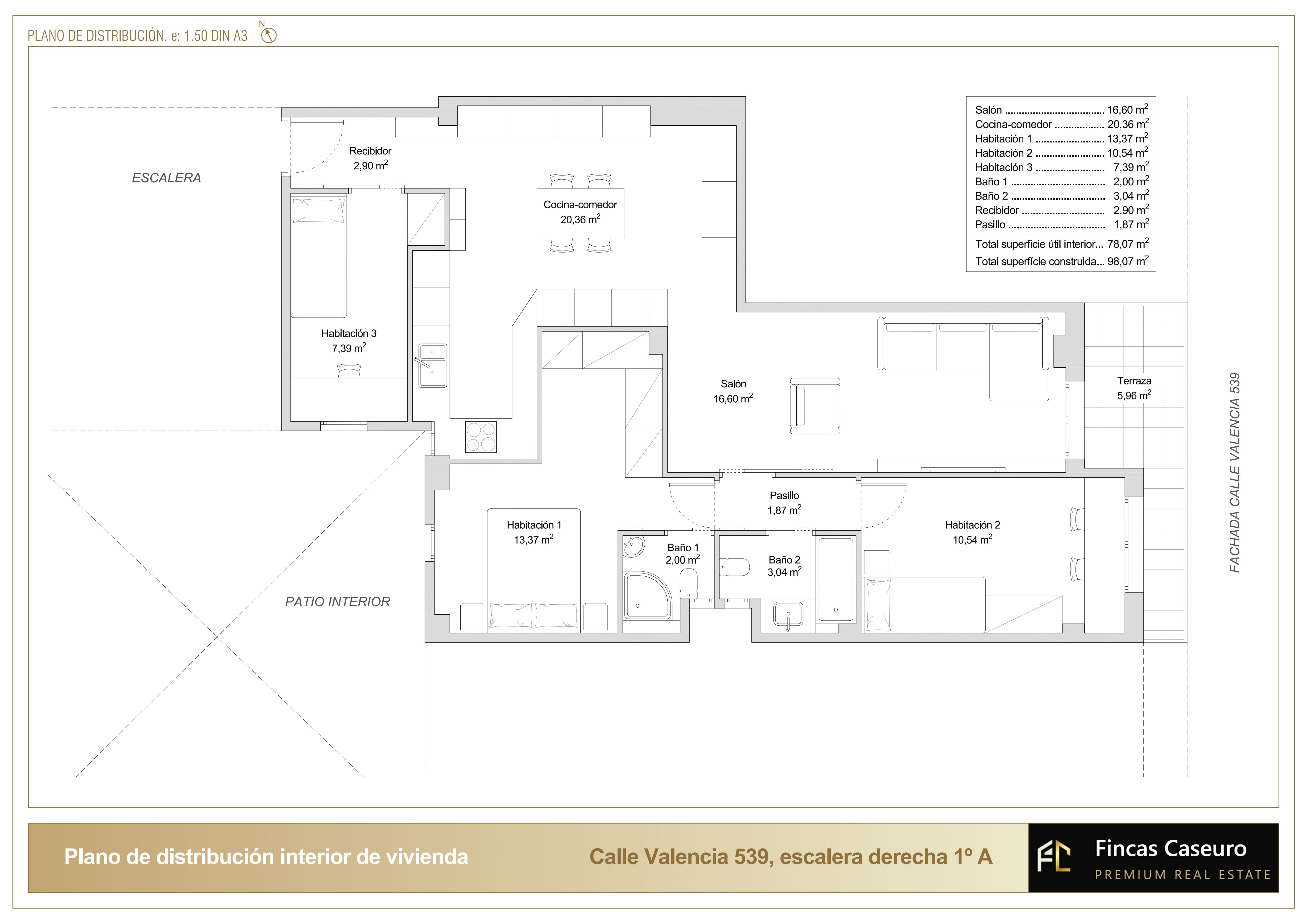 Planos 1 — PISO AMPLIO DE CASI 100 MTS EN EL CORAZON DE SAGRADA FAMILIA, 3 HABITACIONES, BALCON-TERRAZA, 2 BAÑOS, ESTÁ TODO SEMINUEVO, JUNTO METRO-BUSES