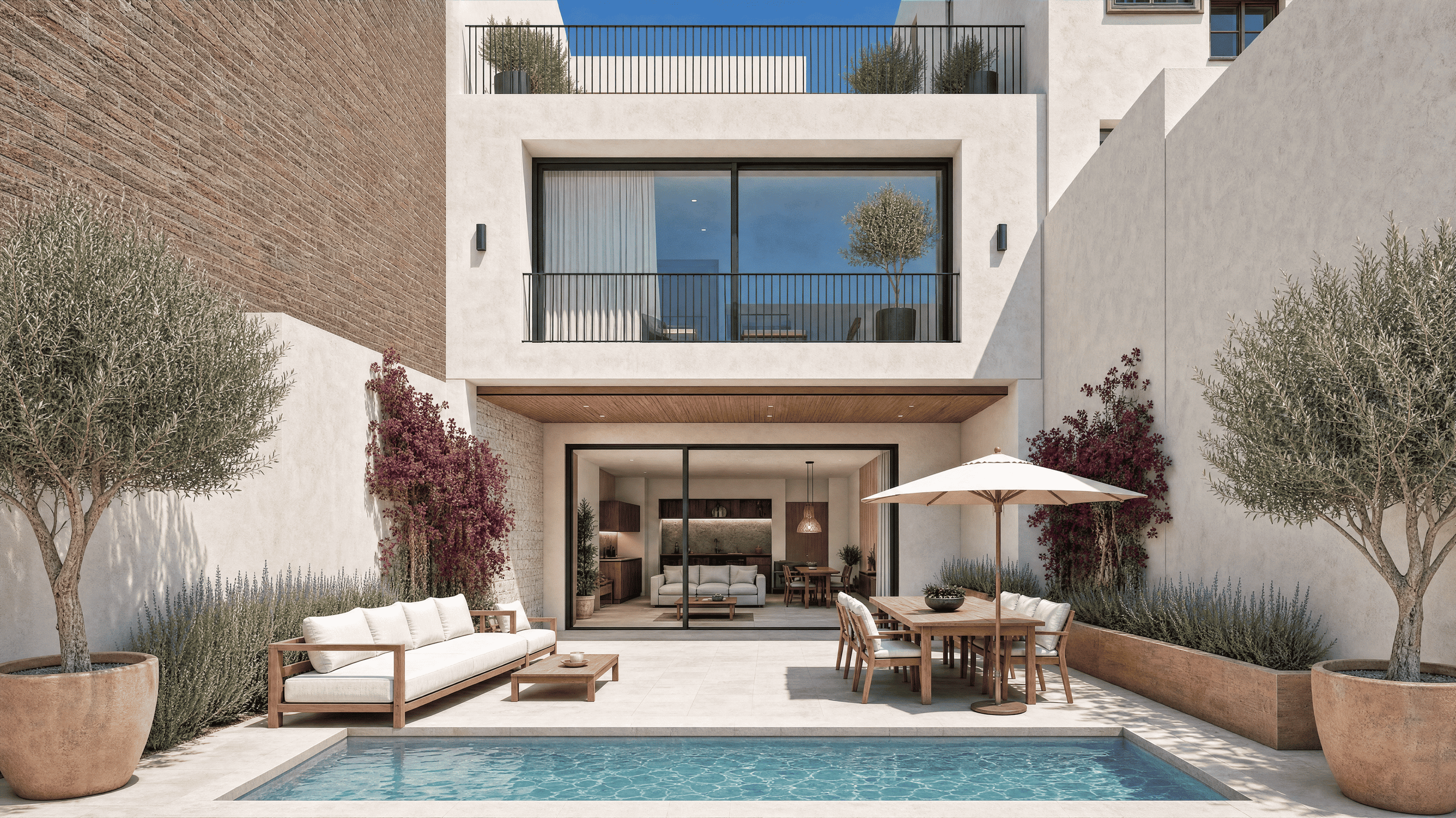 Casa para construir en calle juan guell ( opción piscina y parquing)